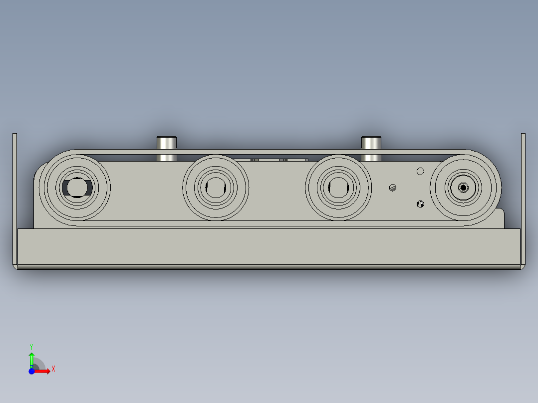 顶升移载机前视图