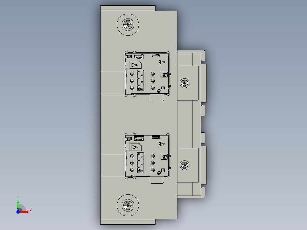 电测产品座前视图