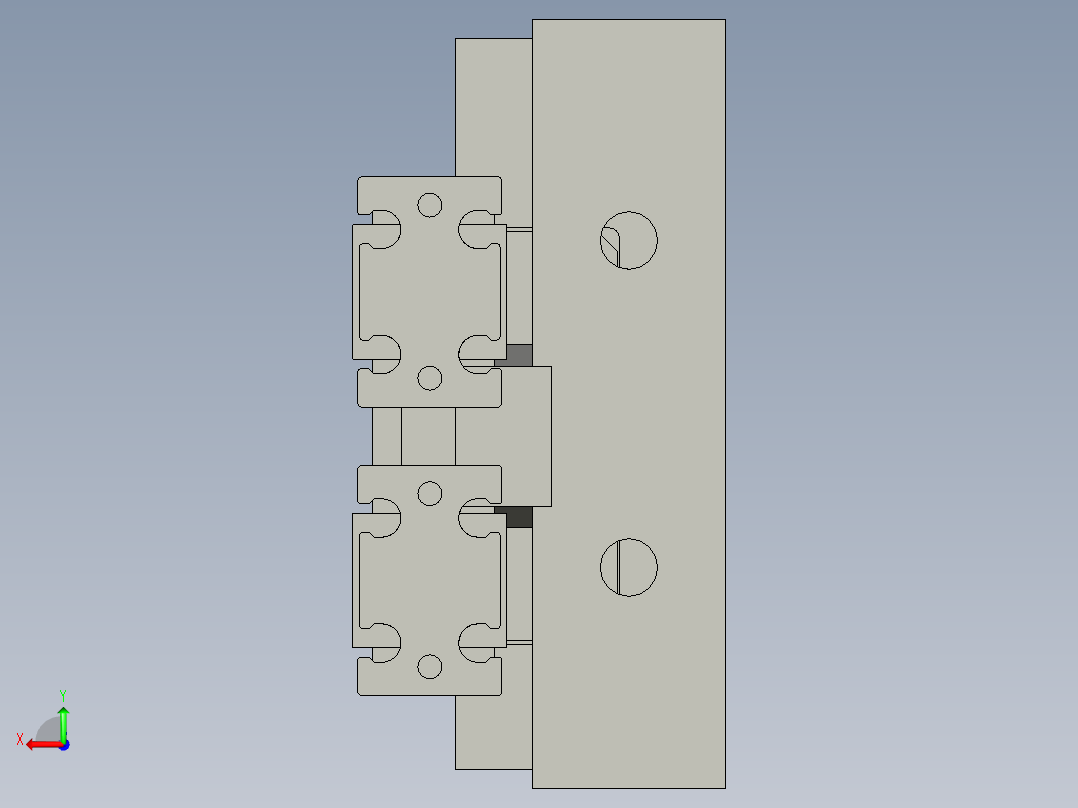 电测产品座后视图