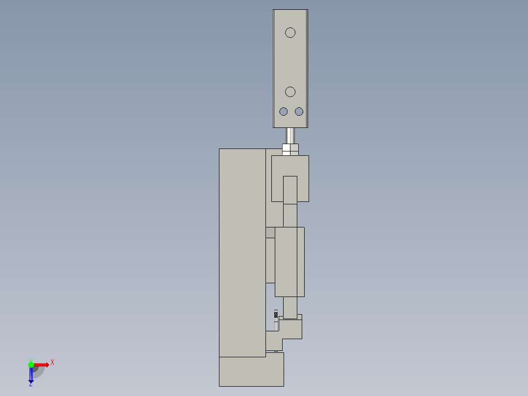 电测产品座俯视图