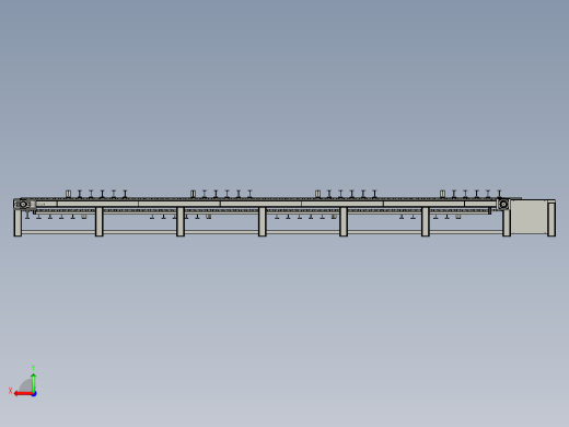滚子链输送线及输送装置后视缩略图
