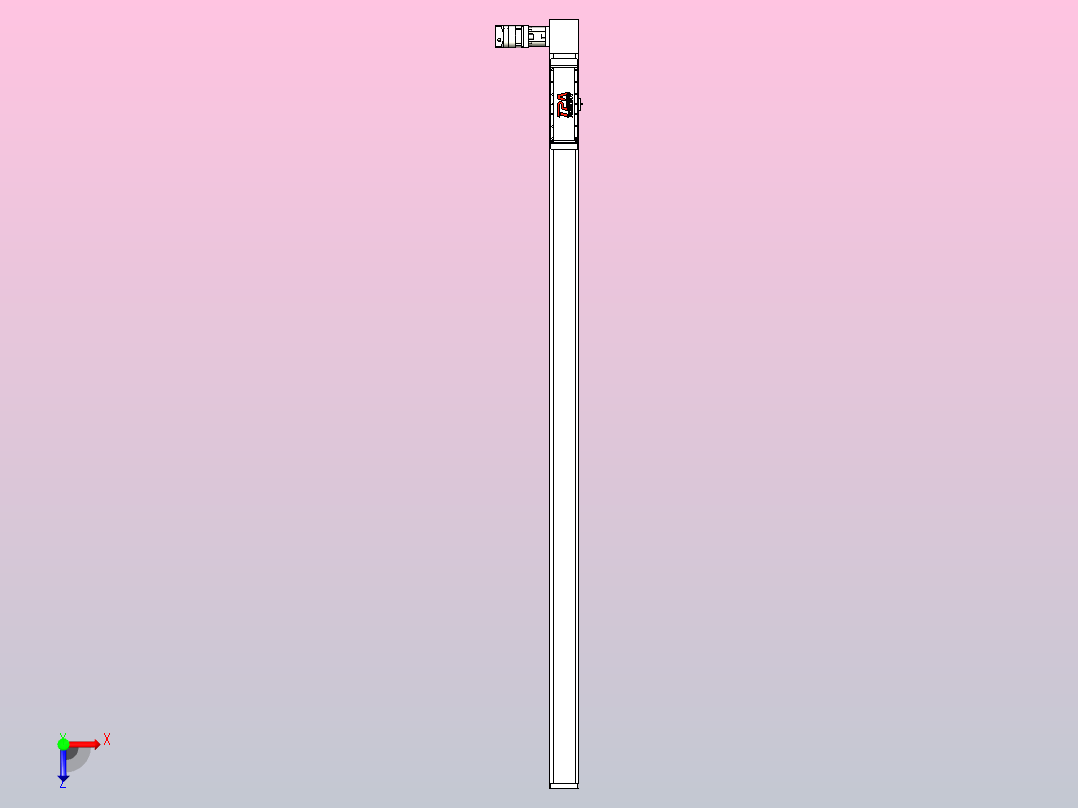 伺服电机集成皮带传动直线执行器TPA-OCB-120-224-L2450-DR-J90-N3..zip.zip俯视图