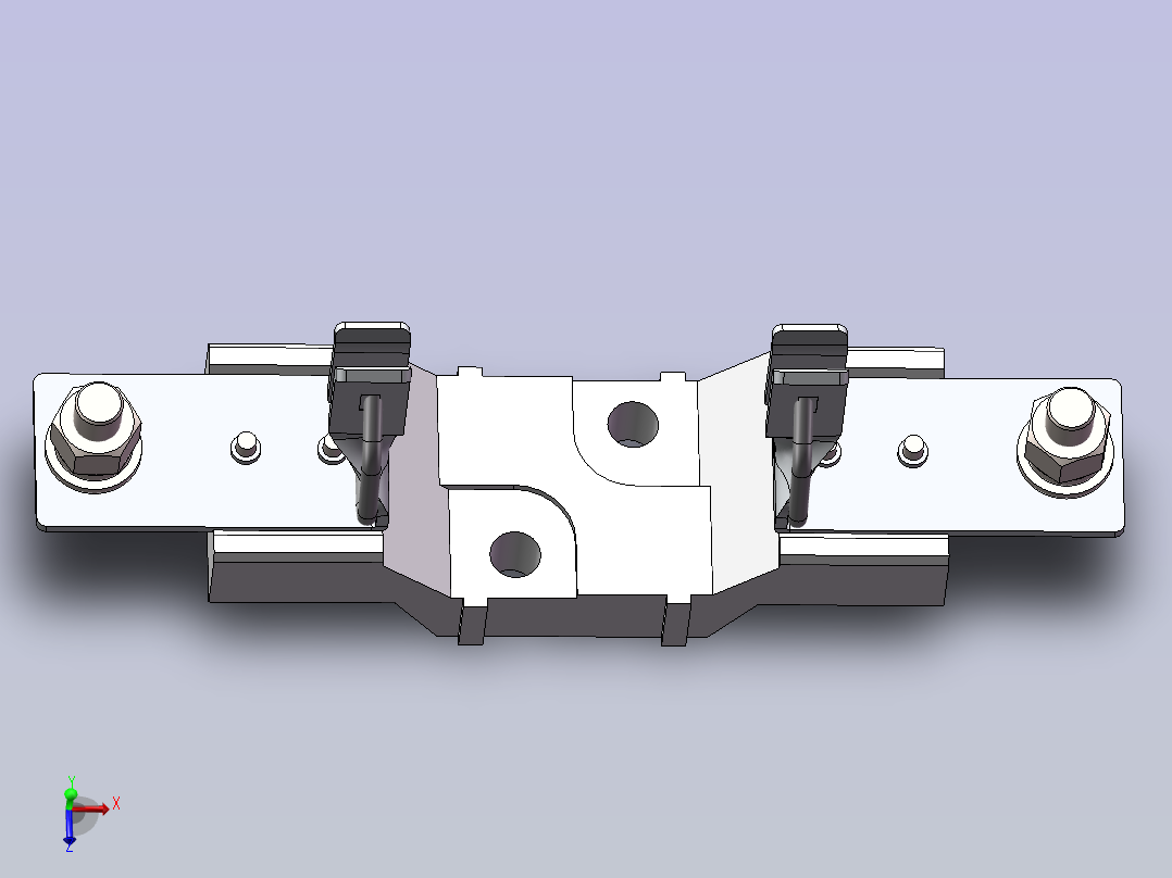 RT16-2（Sist401）插拔式刀型触头熔断器底座主视图
