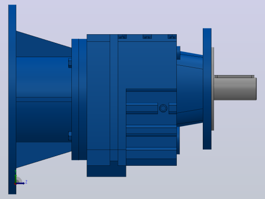 RF47ZP斜齿轮减速机RF47-3.83-M1-P100-Φ160左视缩略图