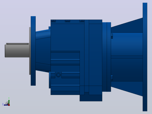 RF47ZP斜齿轮减速机RF47-3.83-M1-P100-Φ160右视缩略图