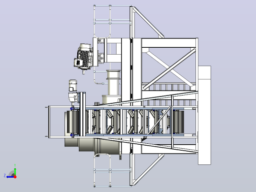 二级破碎机3ft-gyro-assembly-1831-模型格式为 stp右视缩略图