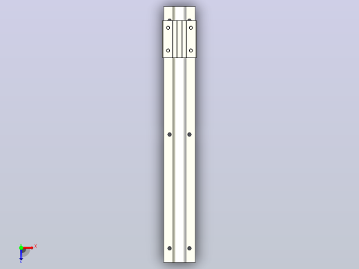 带滑块导轨SS承轨式直线轴承[SSLMS-25-450-1]俯视缩略图