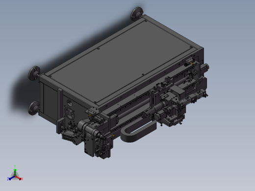 非标折弯机正等轴测缩略图