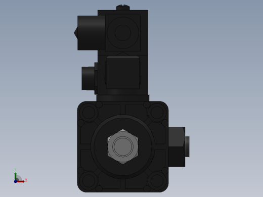 10A-5(V)系列带阀气缸(带阀型通电时拉式)[10A-5(V) (Ⅱ) SD 32 B 300 B 5]前视缩略图