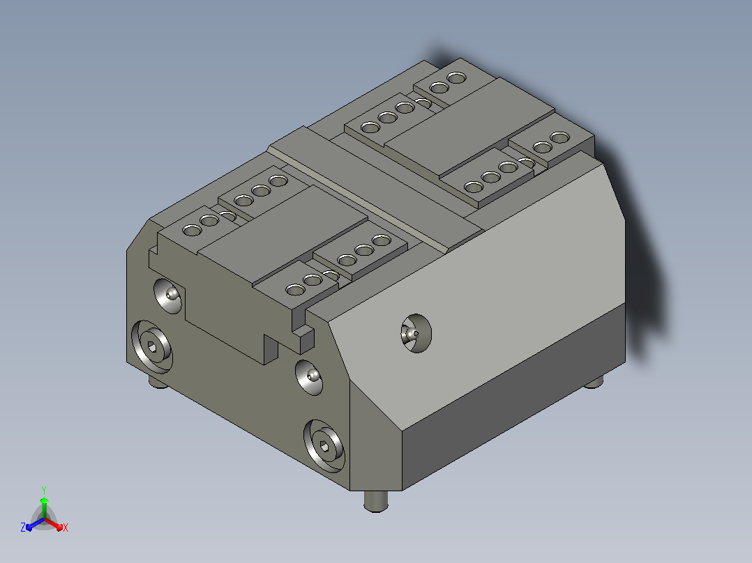 气动夹紧系统SCHUNK-0405320 KSP-LH plus 160, 0主视图