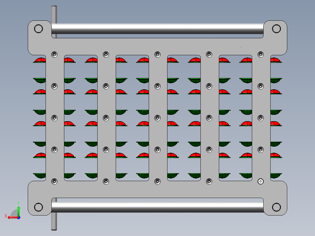 时效治具后视图