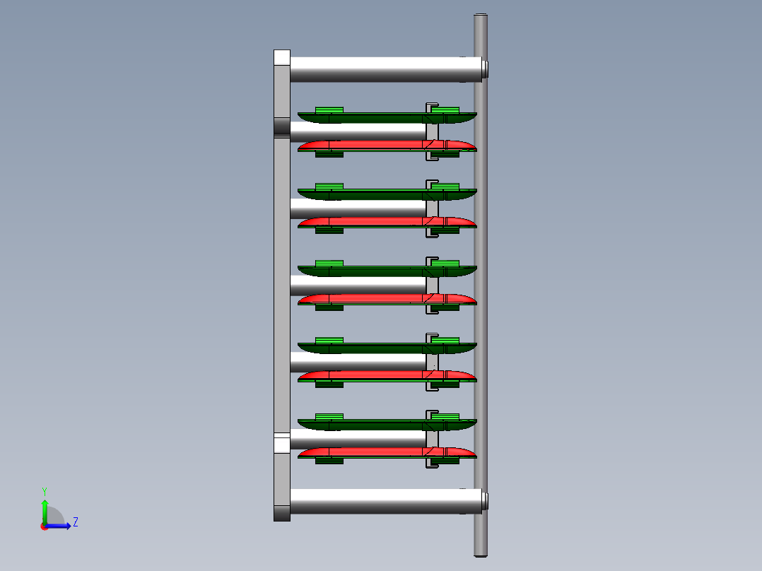 时效治具左视图