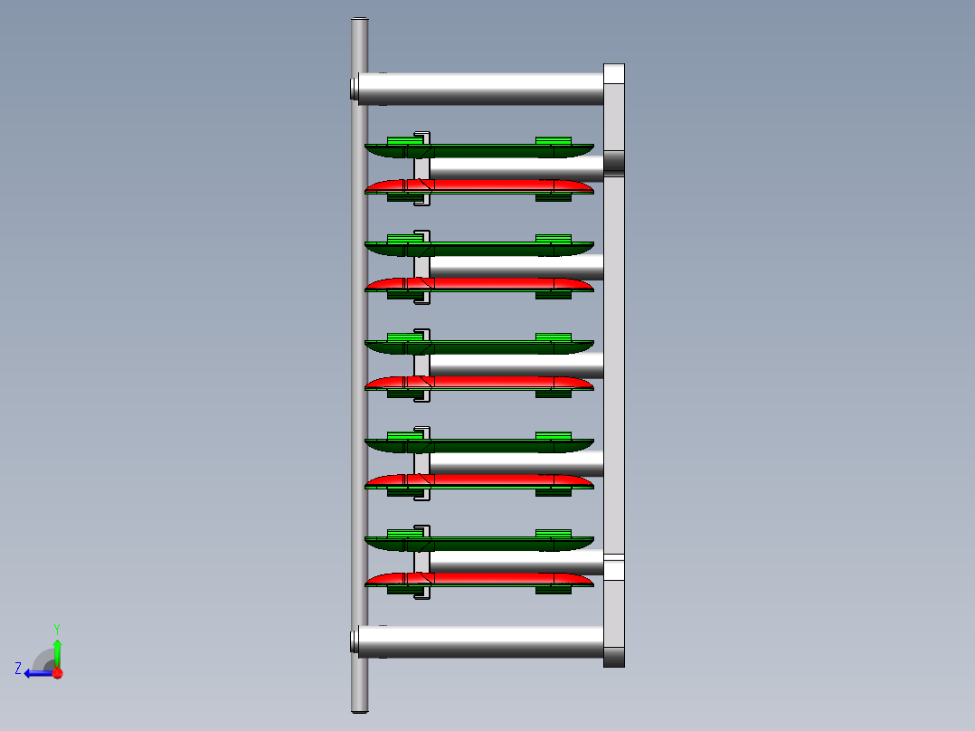 时效治具右视图