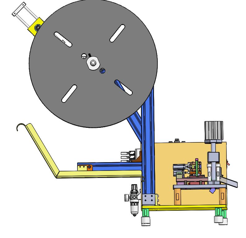 自动料带裁切机含bom单sw17可编辑