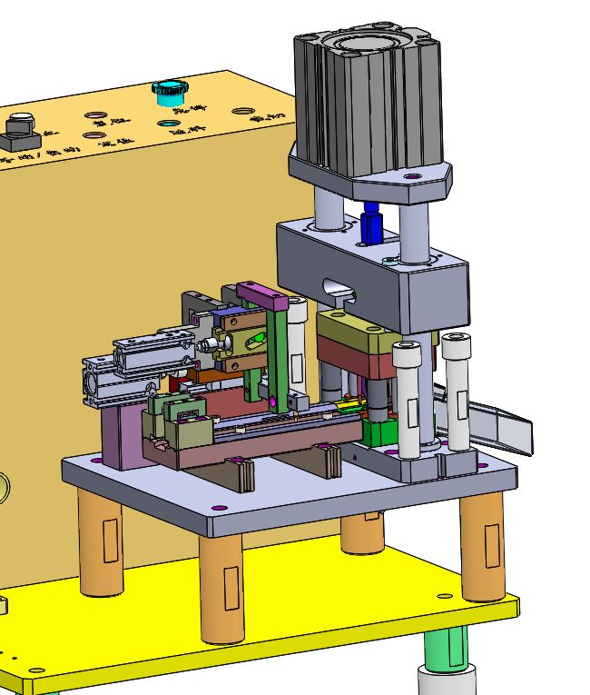 自动料带裁切机含bom单sw17可编辑