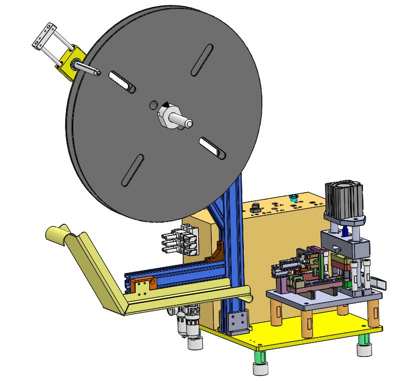 自动料带裁切机含bom单sw17可编辑