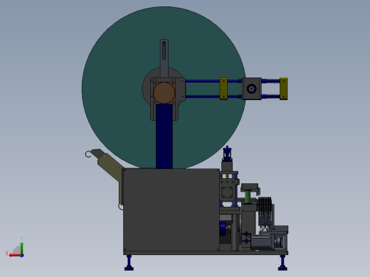 凸轮裁切机3D图纸 T137后视缩略图