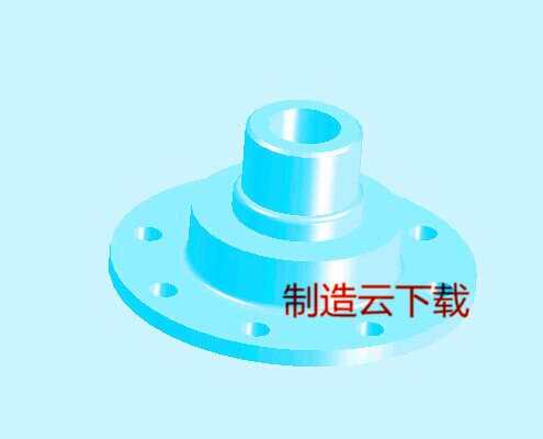 法兰盘3D模型缩略图