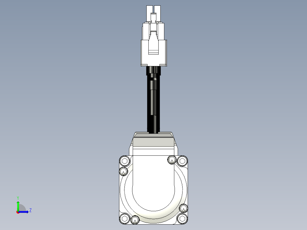 松下电机-MATSUSHITA_MSMF012L1C2左视图