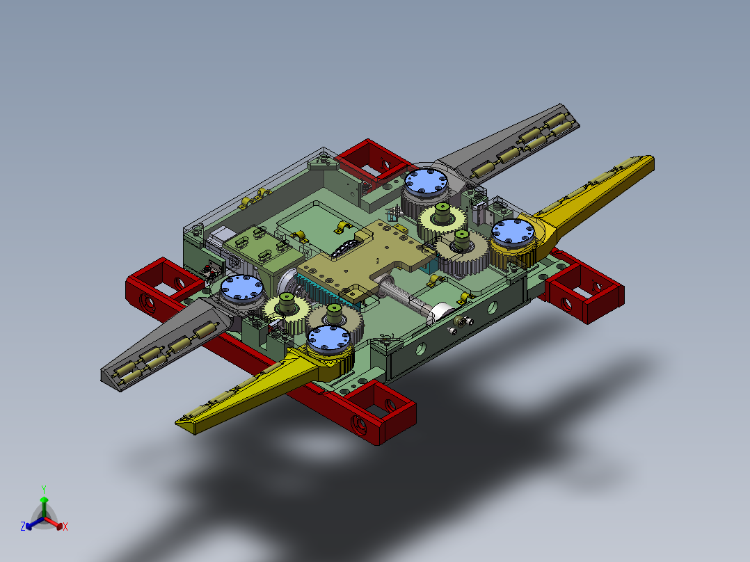 货叉抱夹结构3d图纸 货叉夹紧机械sw结构 车辆抱紧结构3d三维模型正等轴测图
