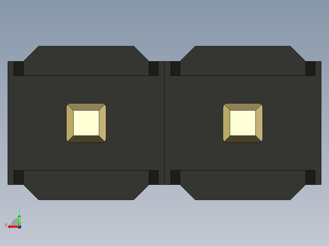 彩色公头100mil（2.54mm）系列-DS1021_black_1x02p_100mil_Type19_rev1.0后视图
