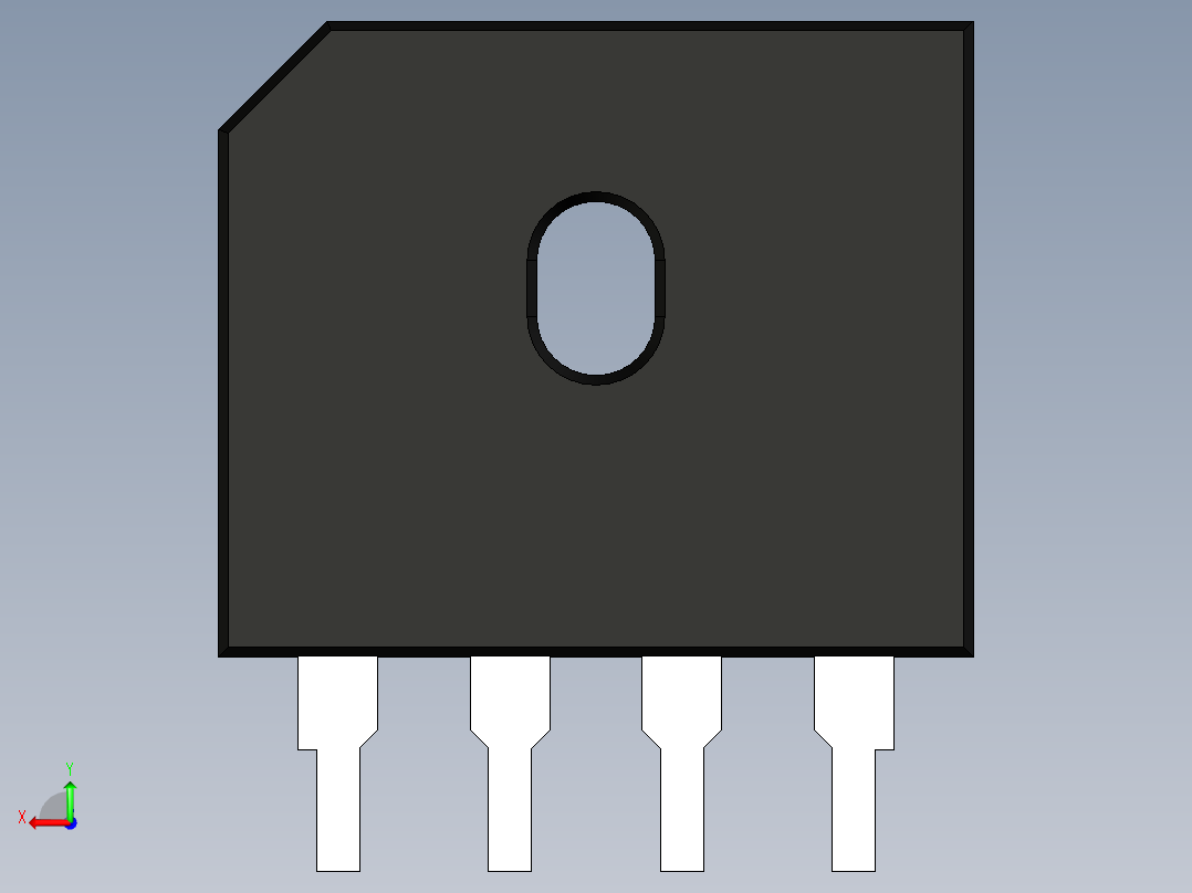 桥式整流器-GBU.STEP后视图
