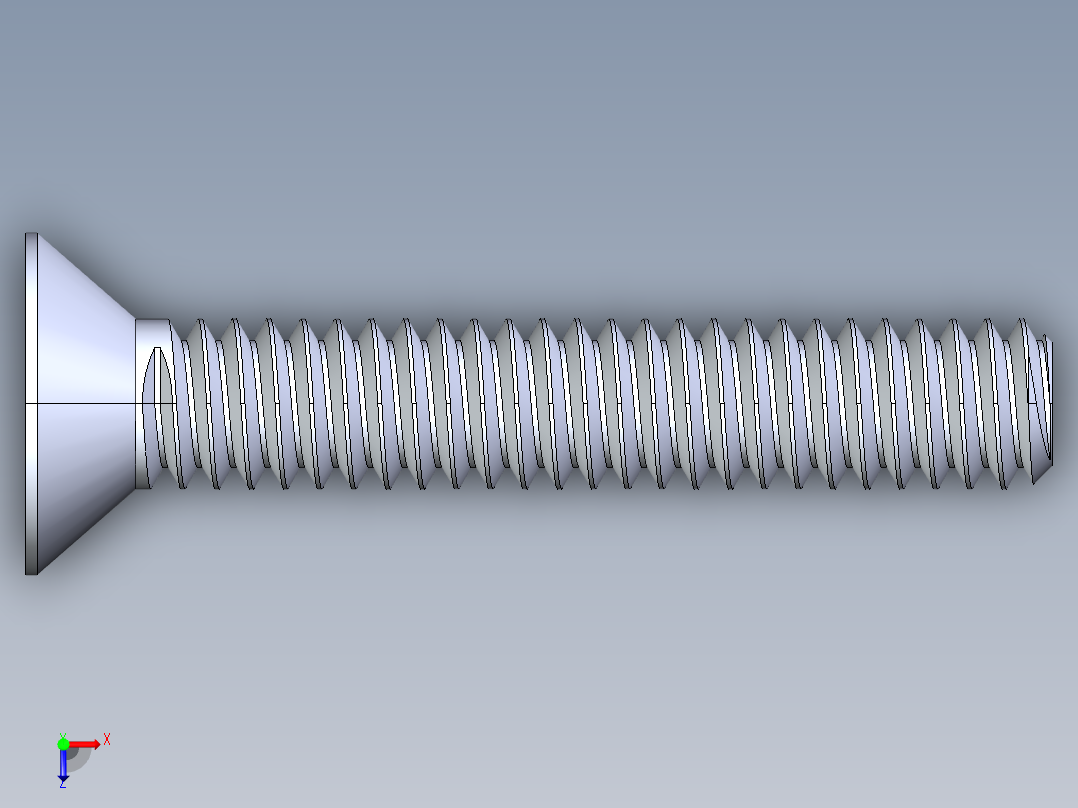 FHCS 0.250x 1.500俯视图