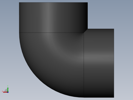PVC管件-4in_Elbow左视缩略图