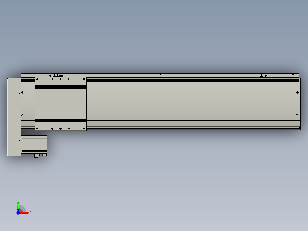 VF丝杆传动-一般环境VF22-S850-BL前视图