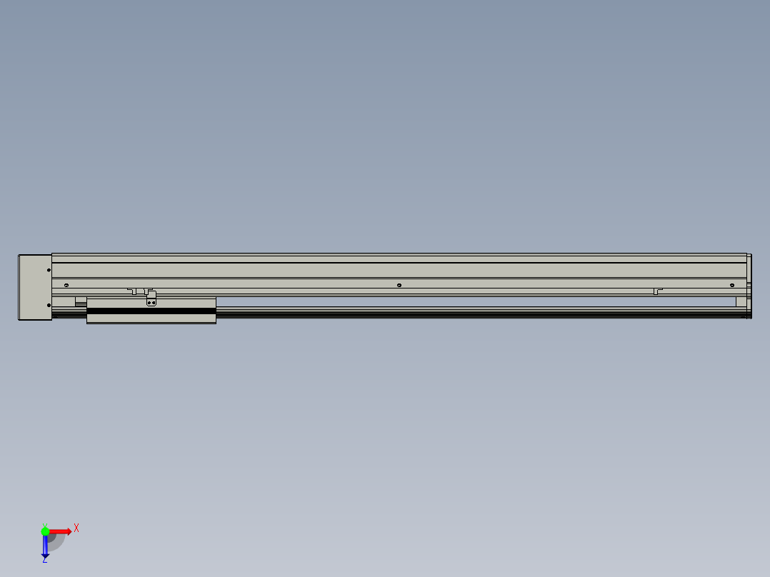 VF丝杆传动-一般环境VF22-S850-BL俯视图