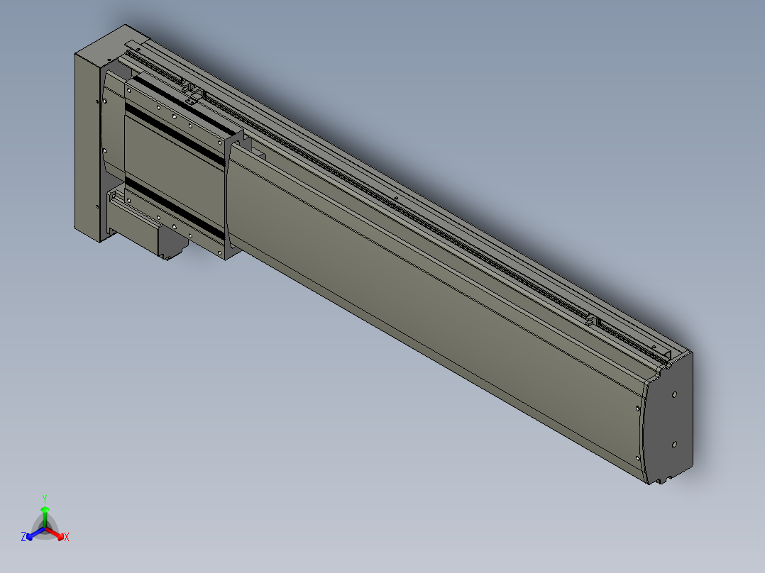 VF丝杆传动-一般环境VF22-S850-BL正等轴测图