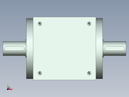 换向器PW140双轴 PGH115-L2 24-95-115-M6-8B.stp前视缩略图