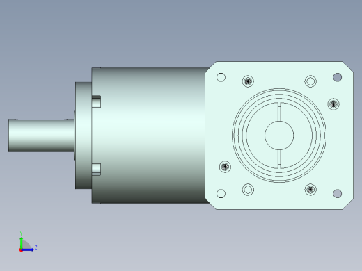 直齿ZPLE160-L2 35-114.3-200-M12.stp左视缩略图