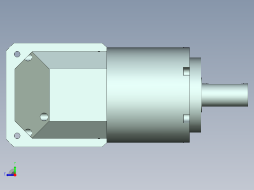 直齿ZPLE160-L2 35-114.3-200-M12.stp右视缩略图