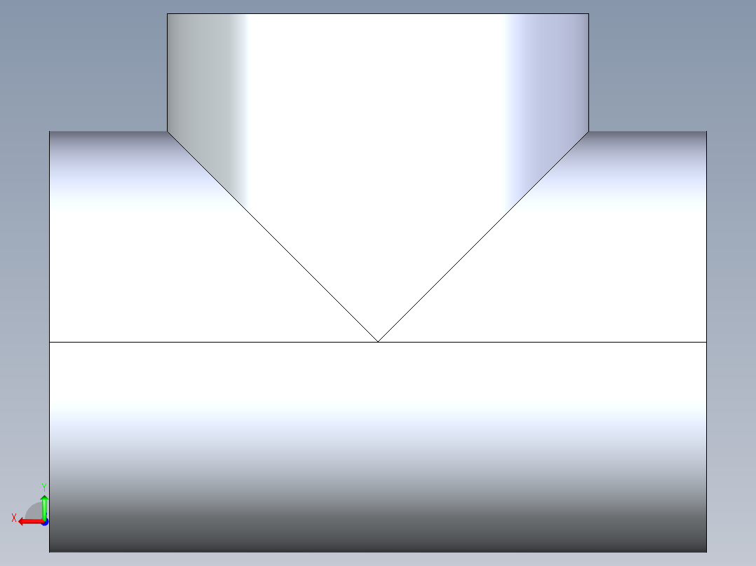 聚氯乙烯配件04-Sch80_Tee_FPTxFPTxFPT_805-040_4in后视图