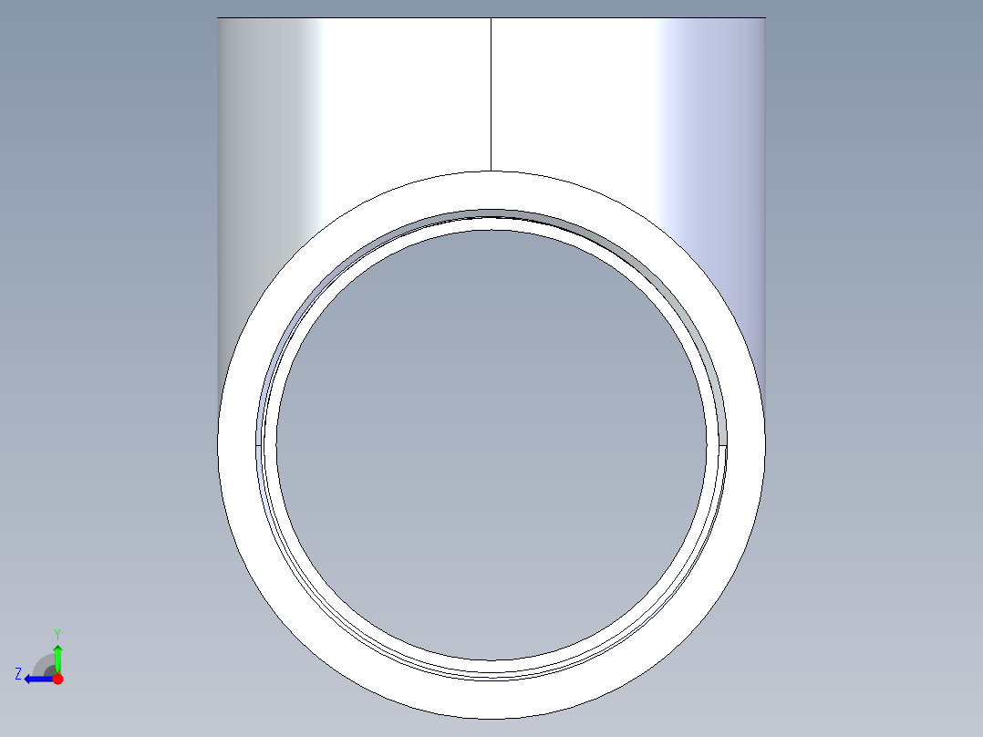 聚氯乙烯配件04-Sch80_Tee_FPTxFPTxFPT_805-040_4in右视图