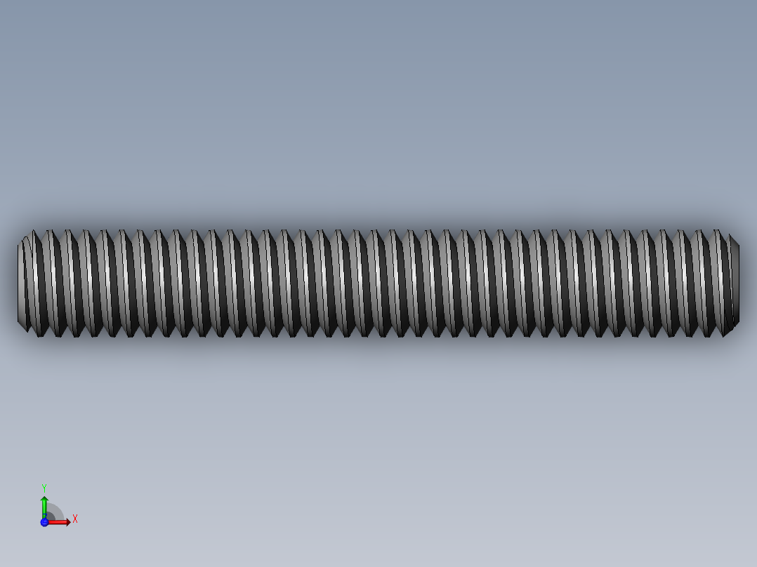 DIN 913-ISO 4026 固定螺钉-M3 L=20.SLDPRT前视图