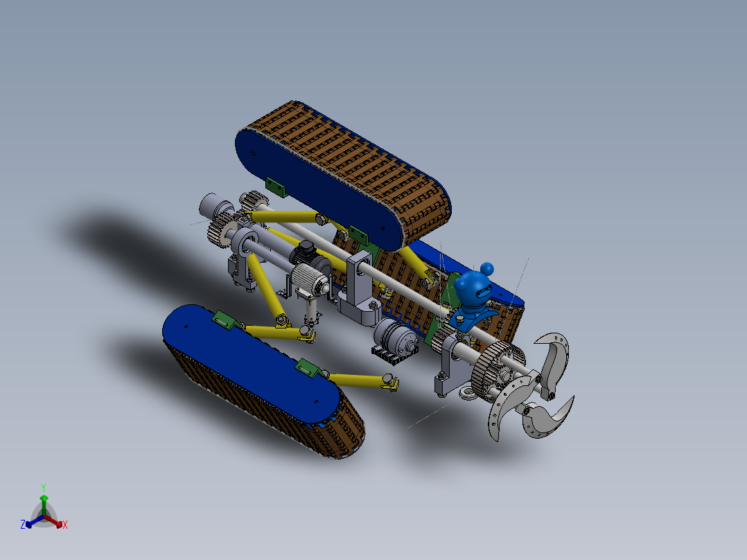 下水道清洁 (2)正等轴测图