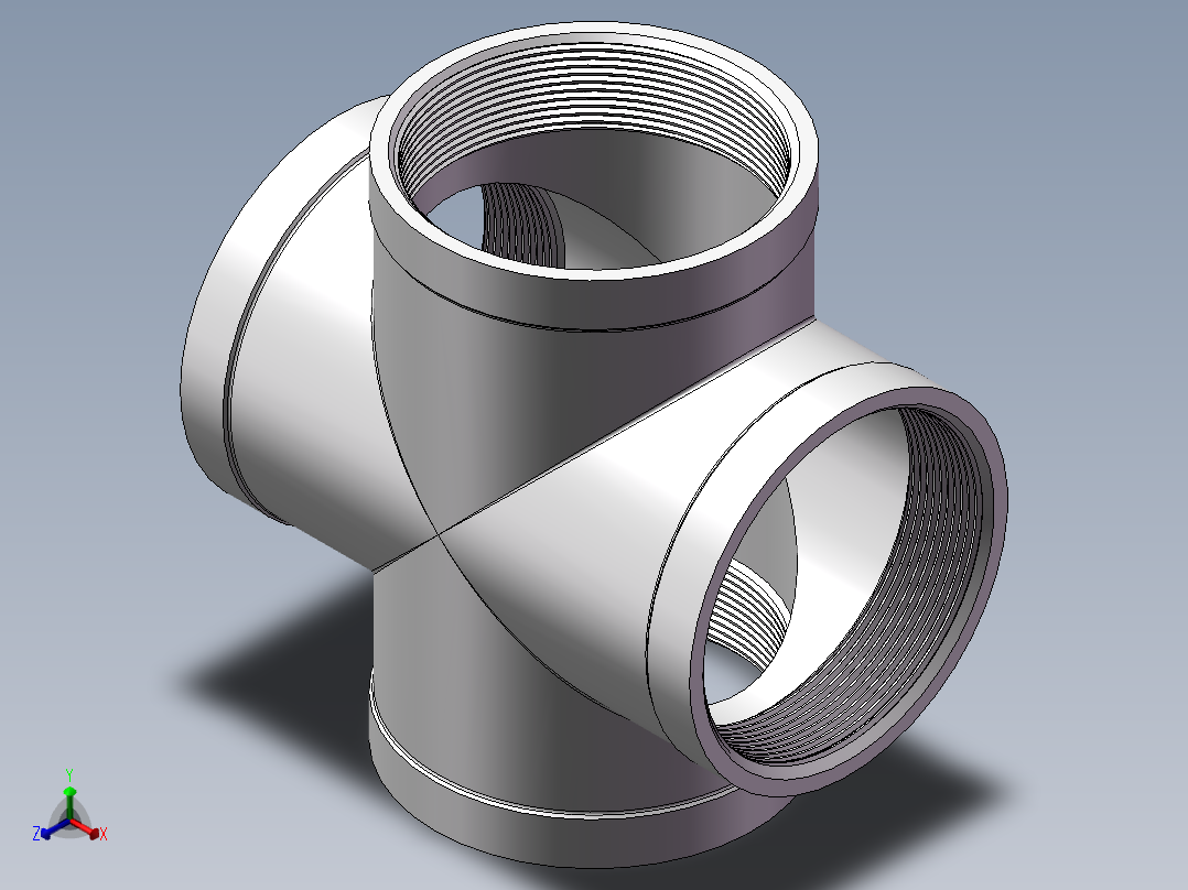 四通-等径内丝 DN80