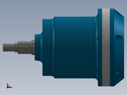 斜盘式轴向柱塞泵前视缩略图