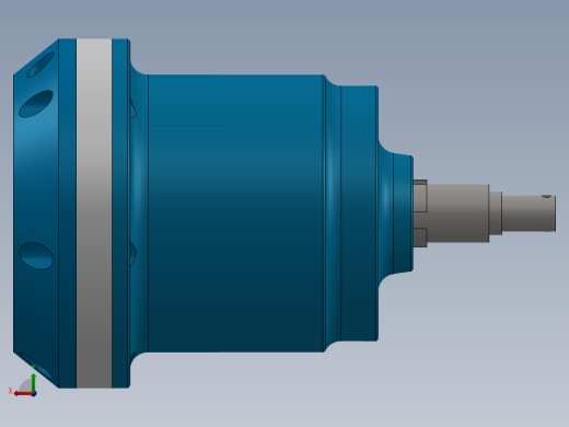 斜盘式轴向柱塞泵后视缩略图