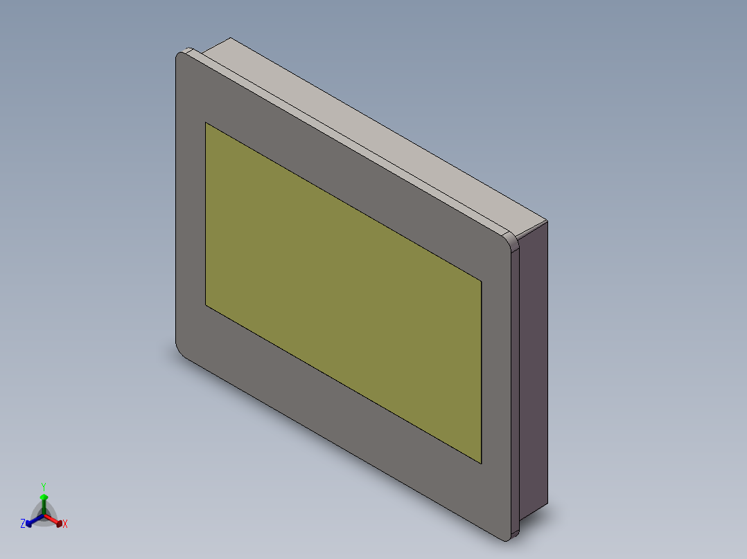 威沦屏MT8102iE正等轴测图