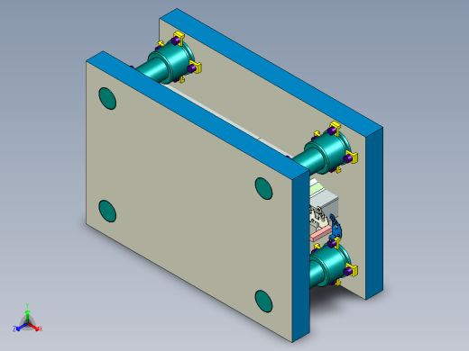 航模关键件冲压模型注塑模具
