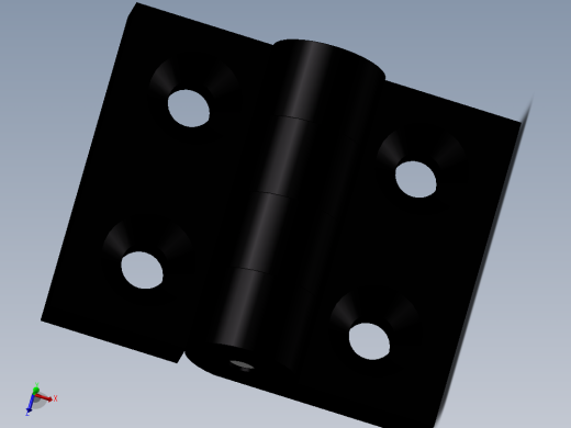 合页HFC16-45（外形尺寸55-45 孔距32.5-24）