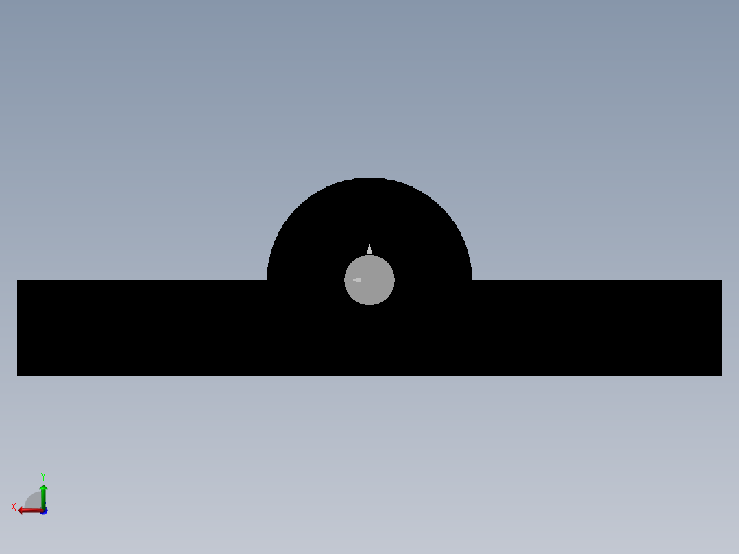 合页HFC16-45（外形尺寸55-45 孔距32.5-24）后视图