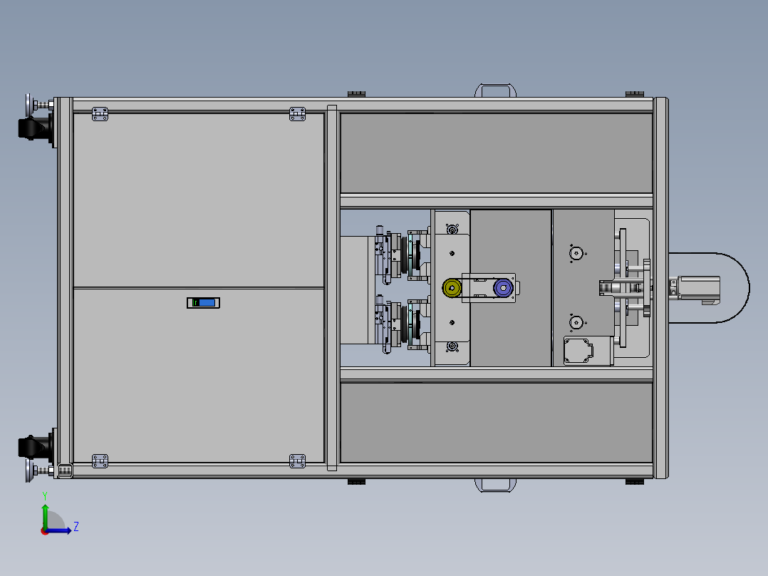 移印自动化设备左视图