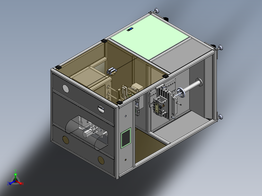 移印自动化设备正等轴测图