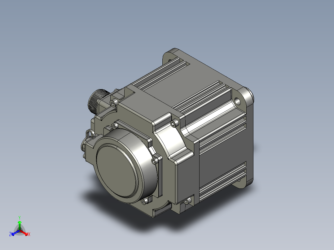 电机MS6G-130CS25BZ2-41P0主视图