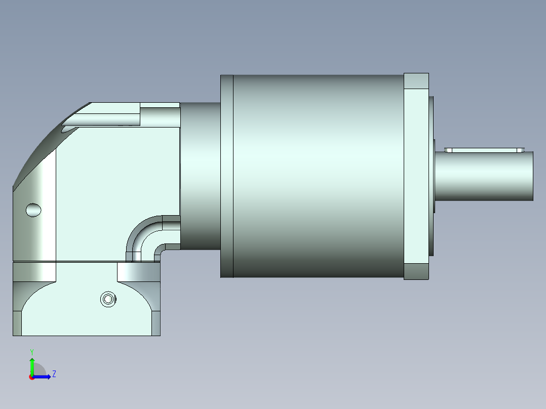 直齿ZPLF160-L3 22-110-145-M8.stp左视图