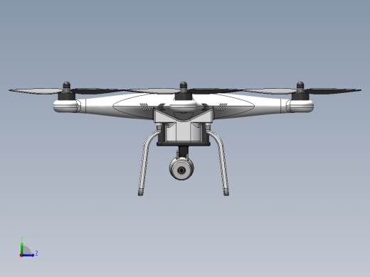 Camera Drone四轴无人机造型左视缩略图